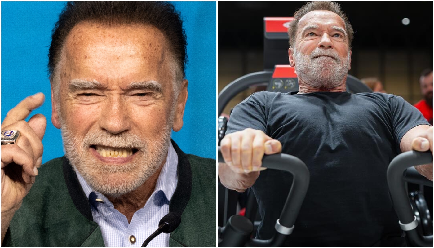 Schwarzenegger complementa dieta proteica de 220 gramas ao dia com alimento surpreendente: quase não come carne