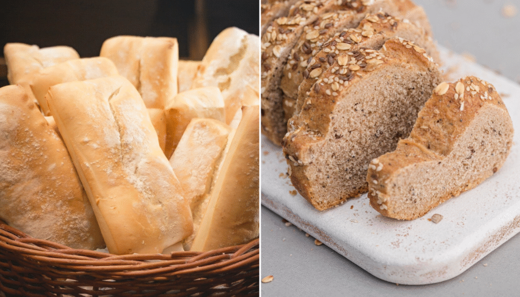 pão integral é melhor que pão normal