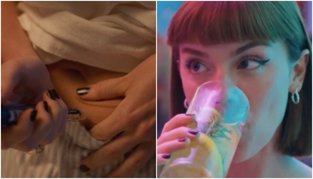 Cena controversa de Solange Duprat (Crédito: Reprodução/Globoplay)