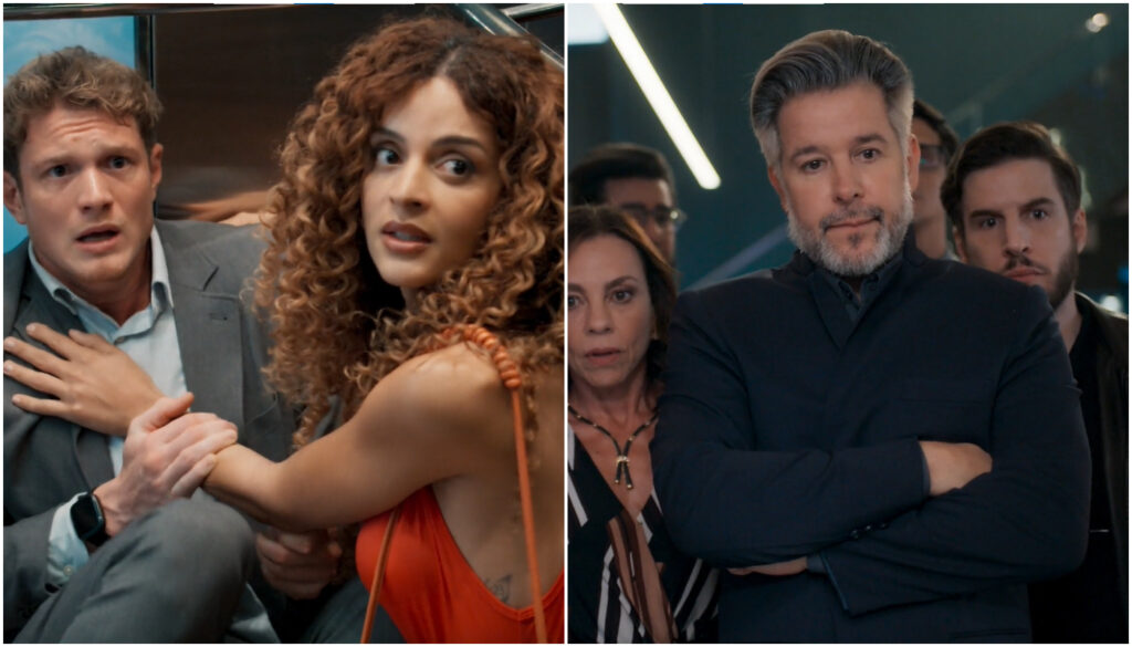 Em “Três Graças”, o personagem de Pedro Novaes ficou preso em um elevador. Na trama, Leonardo tem claustrofobia, um medo irracional de lugares apertados ou fechados.