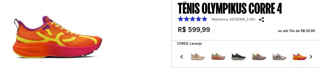 tênis de corrida corre 4