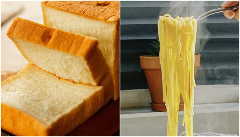 congelar pão e macarrão