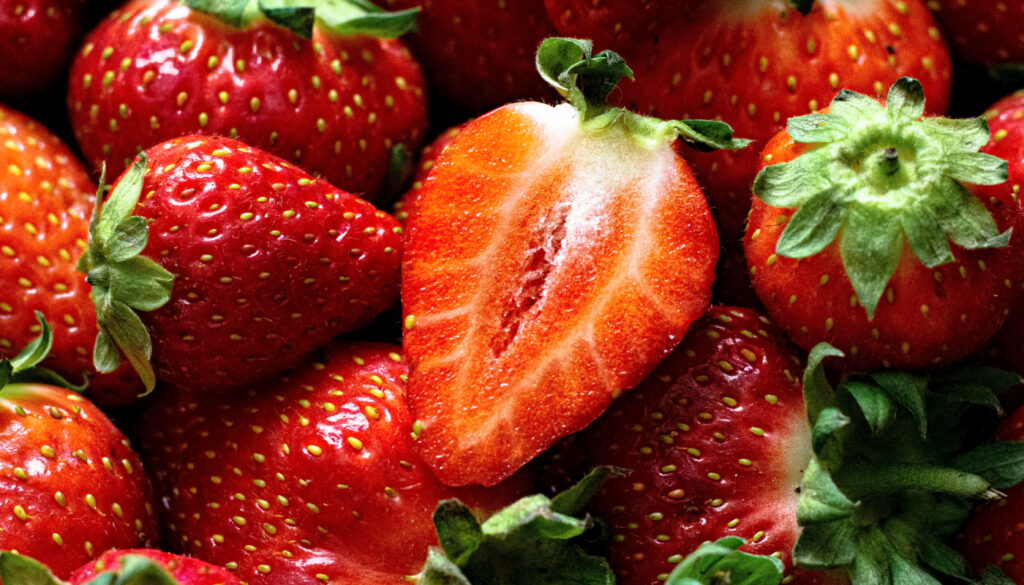 morangos podem ter resíduos de agrotoxicos