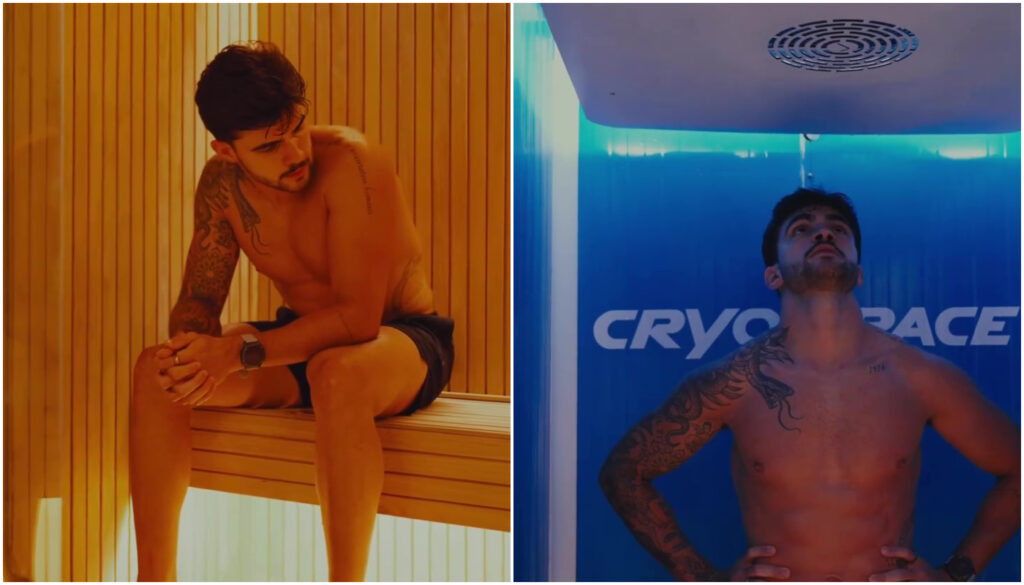 contraste entre calor e frio