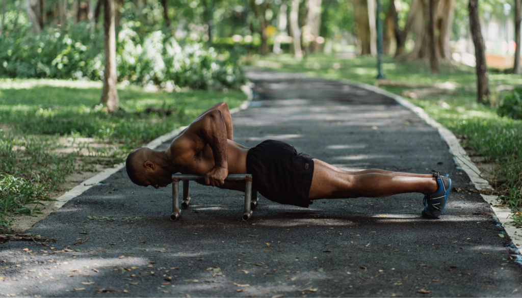 treino com o peso do corpo