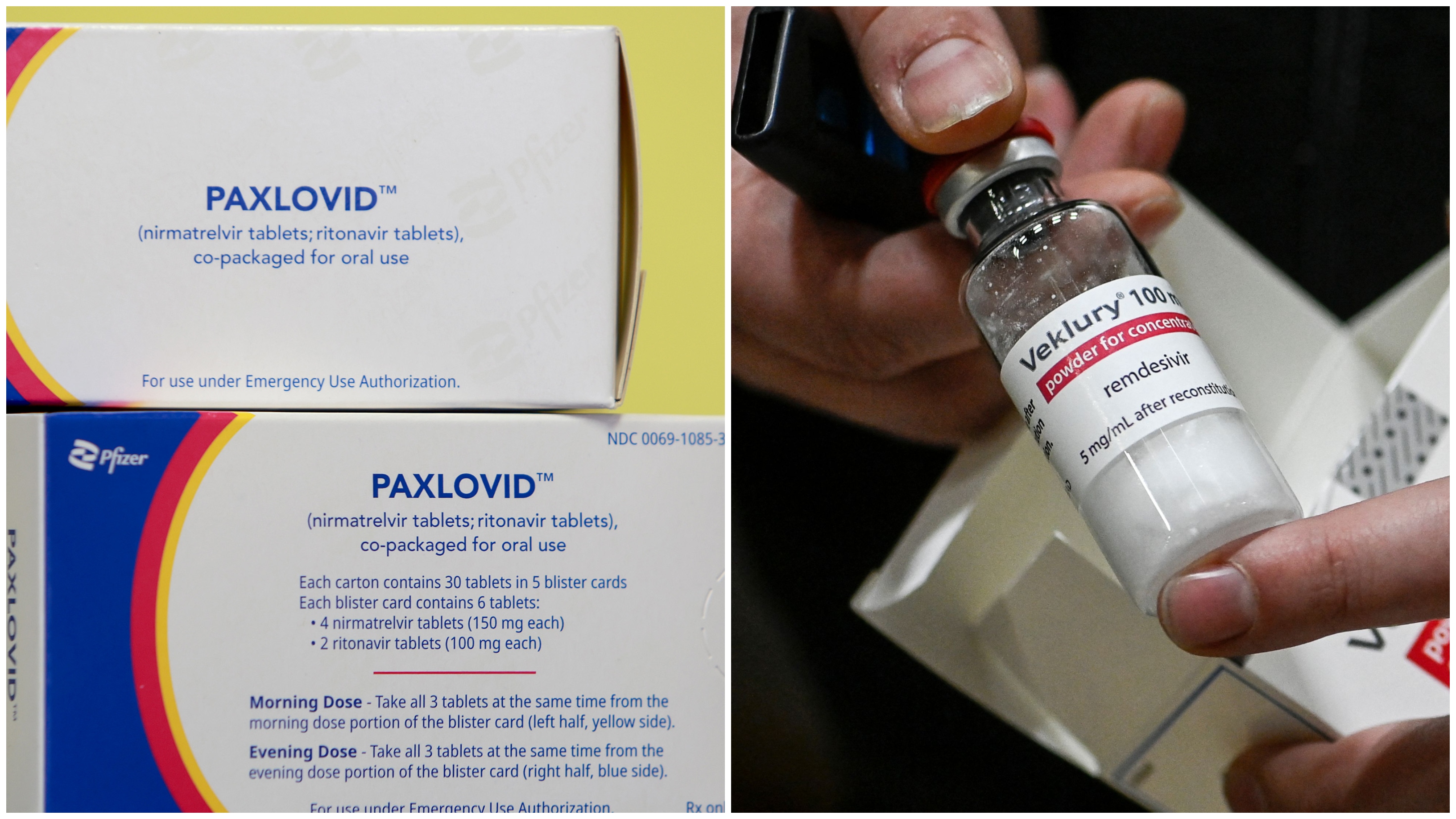 Paxlovid e Remdesivir têm indicações bastante específicas para uso