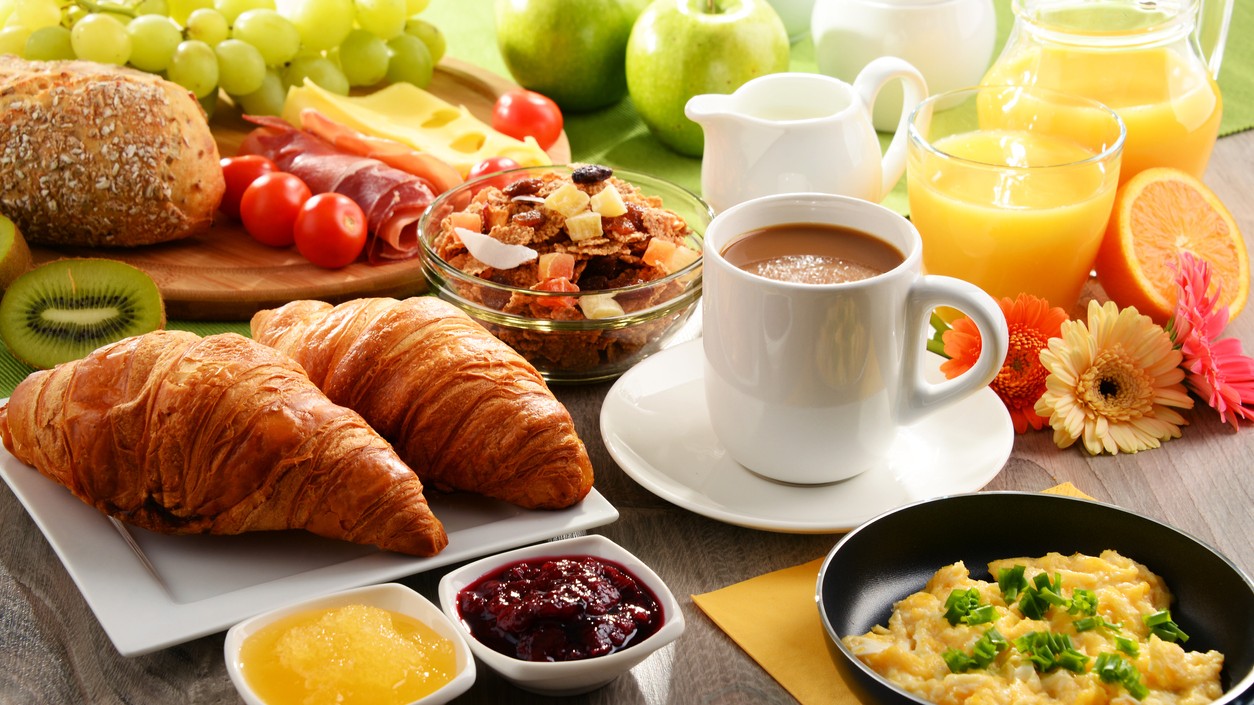 Mesa de café da manhã