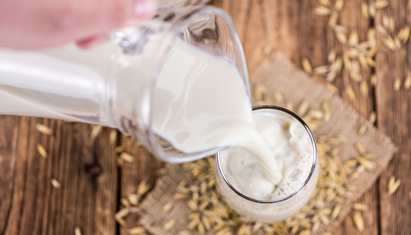 Leite de aveia
