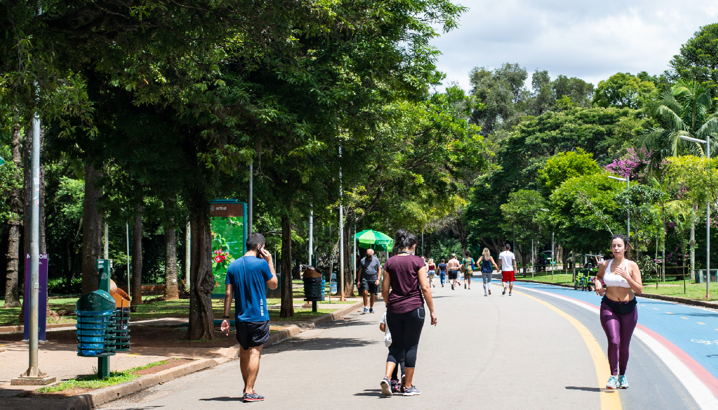 Vivência em parques e locais abertos melhora a saúde