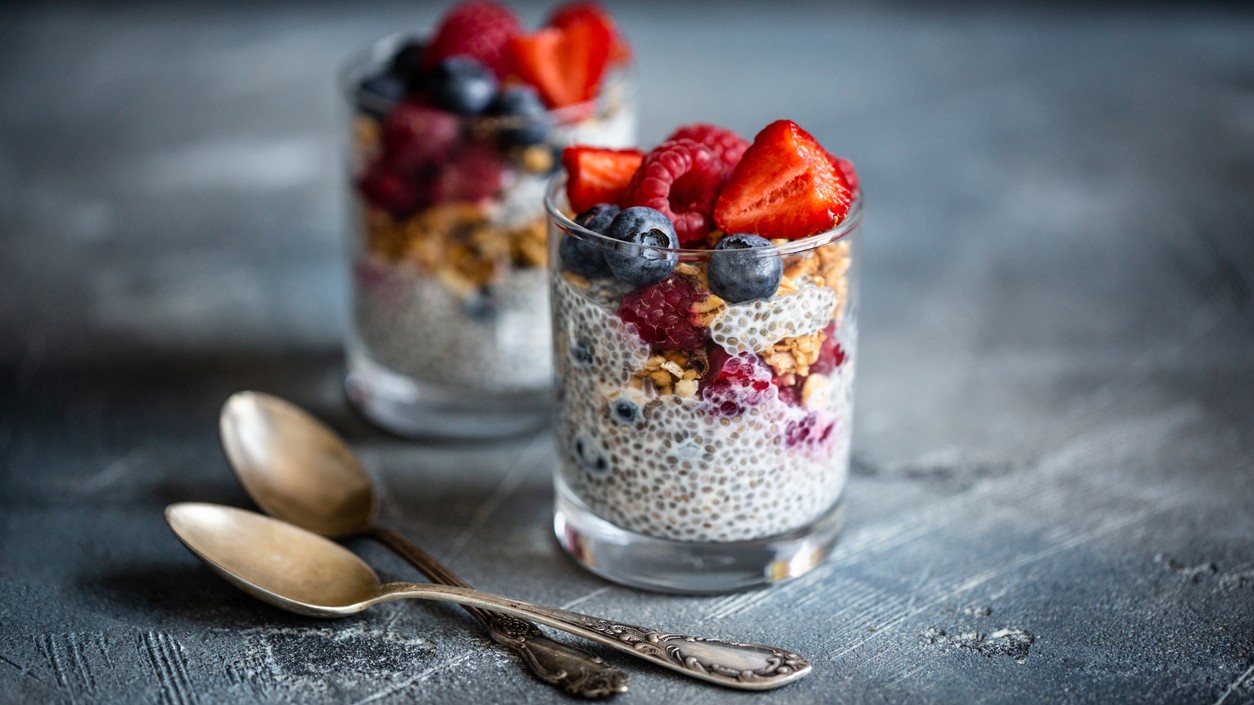 Pudim de chia