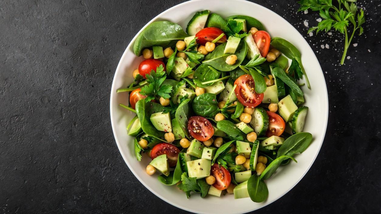 Salada de abacate