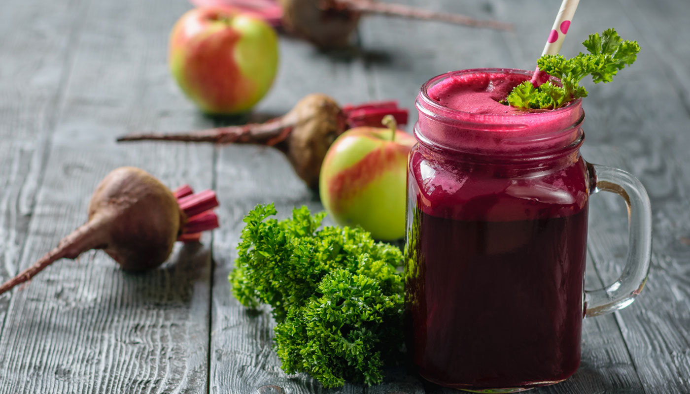 Suco detox de beterraba